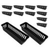 Abaodam 12pcs Plastic Pencil Storage Basket with Pp Desk Organizer