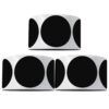 Abaodam 3 Rolls Reusable Chalkboard Spice Jar Labels Round Removable Stickers for Kitchen Storage Pantry Organization Each