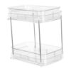Abaodam Tier Pull-out under Sink Organizer Rack with Stainless Steel Pet