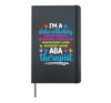 ABA Therapist Applied Behavior Analysis Autism Awareness Hardcover Journal, Black