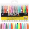 abby paint No Bleed Bible Highlighters,16 Assorted Colors Dry Highlighters,Bible Safe,No Bleed,Fade or Smear,School and Office Supplies