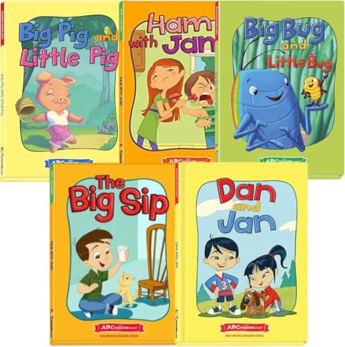 ABCMouse Hardcover 5-Pack Beginner Readers Series 1 | Children's Picture Book Bundle for Toddlers Ages 2+ | Early Learning, Bedtime Stories, Rhyming Words & Reading Skills