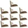 ABOOFAN 10pcs Vintage Metal Book Corner Protectors for Albums and Notebooks