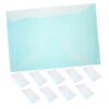 ABOOFAN 10 Sheets Self Adhesive Iridescent Holographic Vinyl Sticker Film, Pet Craft Paper with Smooth Surface for DIY Art Decor and Kindergarten Crafts