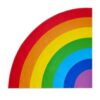 ABREEZE Rainbow Area Rug for Kids Classroom, Home Learning Washable Kids Rug Non-Slip Backing Colorful Rainbow Floor Rug Area Rug Carpet for Room Girls Child Nursery 6'