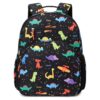 abshoo Cute Lightweight Kids Backpacks for Boys Kindergarten Elementary School Backpack for Boy ages 4-8 (Dinosaur Black)
