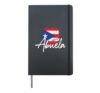 Abuela - Puerto Rican Flag Grandmother Mother's Day Hardcover Journal, Black
