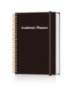 Academic Planner 2026-2027 - Undated Student Planner, 5.8" x 8.5", Black