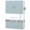 Academic Planner 2027, A5 Agenda Planner for Offices, Schools and Home(Misty Blue)