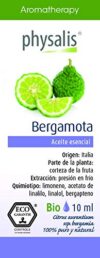 Aceite esencial de bergamota bio 10ml Physalis