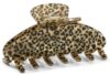 Acetate Animal Leopard Pattern Print Hair Claw Clip for Women, 4 Inch Large Jaw Clip for Thick, Medium or Thin Hair, Vintage Non-Slip French Style Hair Accessories(broken leopard)