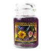 A Cheerful Giver - Velvet Fig Scented Glass Jar Candle (24 oz) with Lid & True to Life Fragrance Made in USA