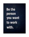 ACKUEAOK Motivational Wall-Art for Professional Growth Canvas Poster Inspirational Quotes Home Office Ready to Hang(Unframed,08x12inch(20x30cm))