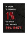 ACKUEAOK Office Workspace Motivational Canvas Wall-Art Success Growth Mindset Quotes Poster for Entrepreneurs(Unframed,16x24inch(40x60cm))