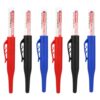 ACNTENY Deep Hole Permanent Marker Pens, 30mm Long Nib, Black, 6 Pack