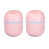 ACNTENY Mini Humidifier, 220ml USB, 2 Pack, Pink
