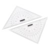 Acouto Precise Drafting Ruler Multifunctional and Easy to Read for Ship Navigation 300mm Acrylic 2 Pack