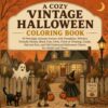 A Cozy Vintage Halloween Coloring Book: 50 Nostalgic Autumn Scenes with Pumpkins, Witches, Friendly Ghosts, Black Cats, Owls, Trick-or-Treating, ... Halloween Charm for Adults and Teens