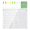 Acrylic Fridge Calendar Magnetic Weekly Planner Erasable Erase Whiteboards