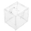 Acrylic Jumping Spider Enclosure Box for Small Reptiles Portable