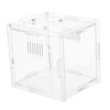 Acrylic Jumping Spider Enclosure with Clear Window for Geckos