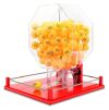 Acrylic Lottery Machine, Deluxe Auto Bingo Set, Hand Crank Ball Selector