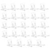 Acrylic Plate Stands Adjustable Non-Tip Organizer