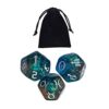 Acrylic Polyhedral Dice for Tabletop and Card Games,Style D