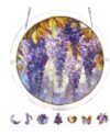 Acrylic Puzzle Suncatcher 7.4 inch Stained Acrylic Jigsaw Sun Catcher for Windows and Doors Window Hanging Home Decor Christmas Birthday for Adults Women Children