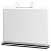 Acrylic Sign Holder Table Menu Rack with Horizontal Flip Design