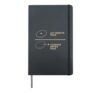 Act Despite Fear Courage Defies Fear Personal Motivation Hardcover Journal, Black