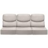ACTREST Luxury 24x24x6 Inch Smile Outdoor Sofa Cushions Set of 3 - Memory Foam Deep Seat Patio Furniture Pillows for Wicker Rocker Dining Chair Loveseat 3-Seater L-Shape Sectional Sofa - Beige