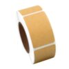 Adhesive Paper Roll Writable Stickers for Closet Grouping, Parcel Notes, Order, Hobby Projects Writable Brown Labels Adhesive Paper Sticker Roll Storage Bin Package Marking