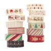 Adhesive Paper Washi Tape, 12-Piece for Crafting Projects