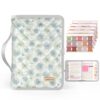 Adjustable Bible Cover with 75 Bible Tabs - Bible Cover Case for Women