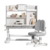 Adjustable Kids Study Desk & Chair Set With Ergonomic 50° Tilting Desktop
