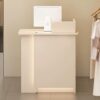 Adjustable Modern Standing Desk with Elegant Lock Reception Counter for Office & Hall Durable & Secure Design Perfect for Commercial Spaces