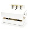 Adjustable Piano Pedal Extender for Students, 3 Pedals with Stabilizer, Compatible with Upright & Digital Pianos, Beginner Practice Tool (White)