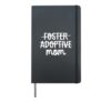 Adoptive Mom Adoptive Mama Proud Adoption Mother Hardcover Journal, Black