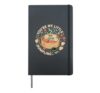 Adorable Kawaii Dumpling Inspirational Art Hardcover Journal, Black