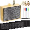 Adults Piggy Bank with Counter, Wooden Money Box for Cash and Coins, Number Stickers for Free Amount Goal, Easy Assembly, Ideal Money Saving Solution for Adults and Little Ones