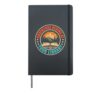 Adventure Begins Library Summer Reading Program 2026 Retro Hardcover Journal, Black