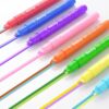 AECHY 8 Pack Dual Color Highlighter Pens, 2 Colors in 1 Chisel Tip Markers