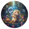 AEEKDOOK Animal Wooden Puzzles for Kids - Bubble Hedgehog