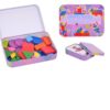 Aelgiosm Wooden Tangrams Pattern Blocks - Brain Teaser Shape Puzzles for Cognitive Activity in Elderly, with Geometric Guide Cards for Sensory Play (Style E)