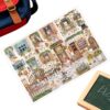 Aesthetic DIY Tapes, Miniature Watercolor Sticker, Cute Scrapbook Scene
