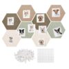 Aesthetic Picture Pin Acoustic Boards Walls Hexagon Home Decor Board Panels