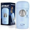 AFMAT Electric Pencil Sharpener, Fully Automatic Pencil Sharpener for 7-8mm Pencils & Colored Pencils, Auto in & Out, Rechargeable Vertical Hands-Free Sharpeners for Classroom/Home/Office PSX7(Blue)