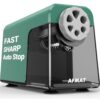 AFMAT Heavy Duty Electric Pencil Sharpener, 6 Holes, Auto Stop Pencil Sharpeners for 6-11mm Pencils, Classroom Electric Sharpener for Artists, 7000 Sharpenings, Save Pencils, PSX1