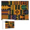 African Ethnic Pattern Adults Wooden Puzzles for Home Decor, Unique Shaped Puzzle with Exquisite Box, Personalized Wooden Jigsaw for Family Game Gift, Travel, Art Decor 300 PCS